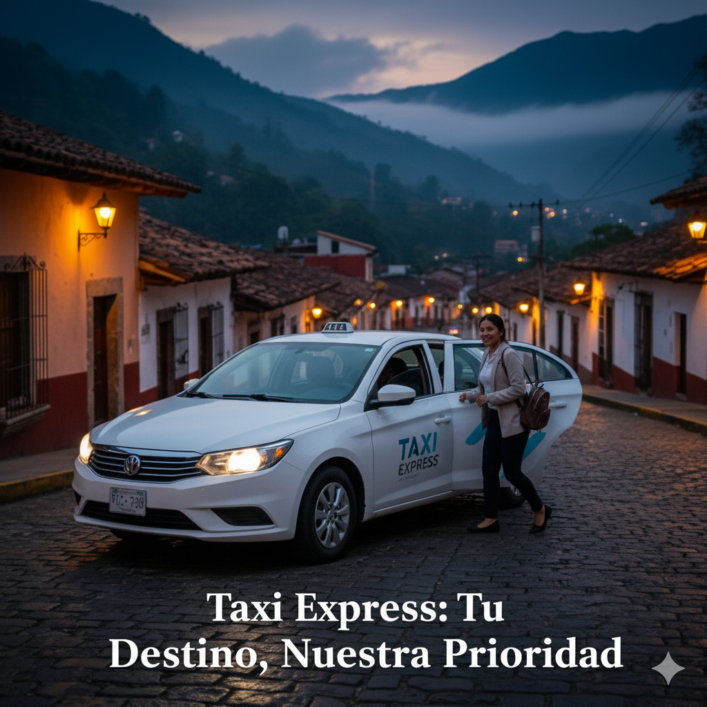 Persona subiendo a un taxi de Taxi Express